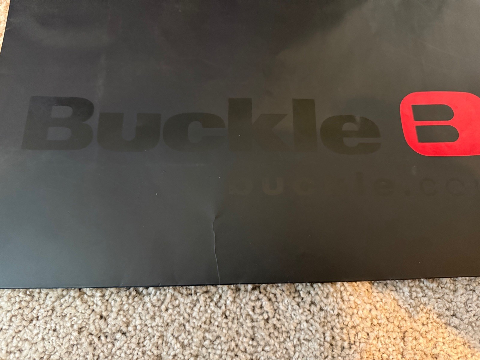 Buckle Clothing Reusable shopping Bag Black gift 14×10