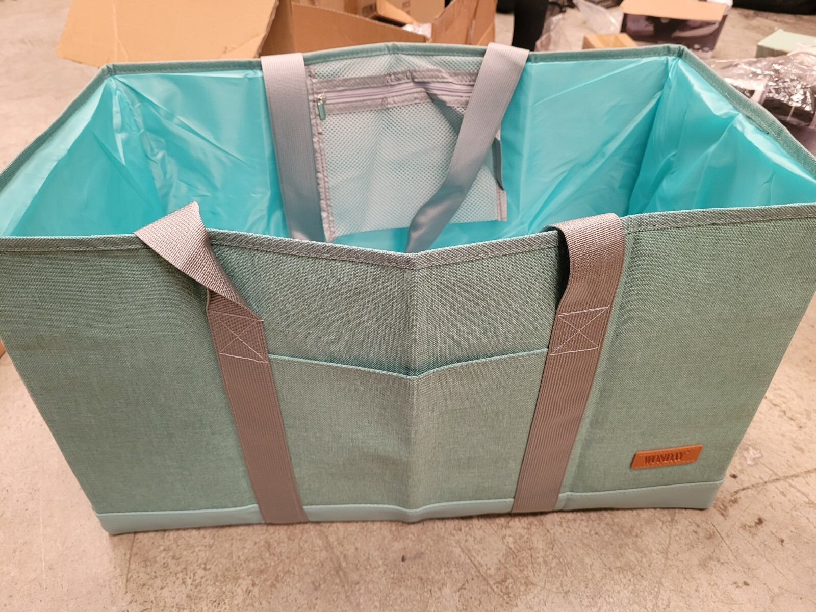 Utility Tote, Extra Large Utility Tote Bag, Reusable Grocery Bags Foldable 30L