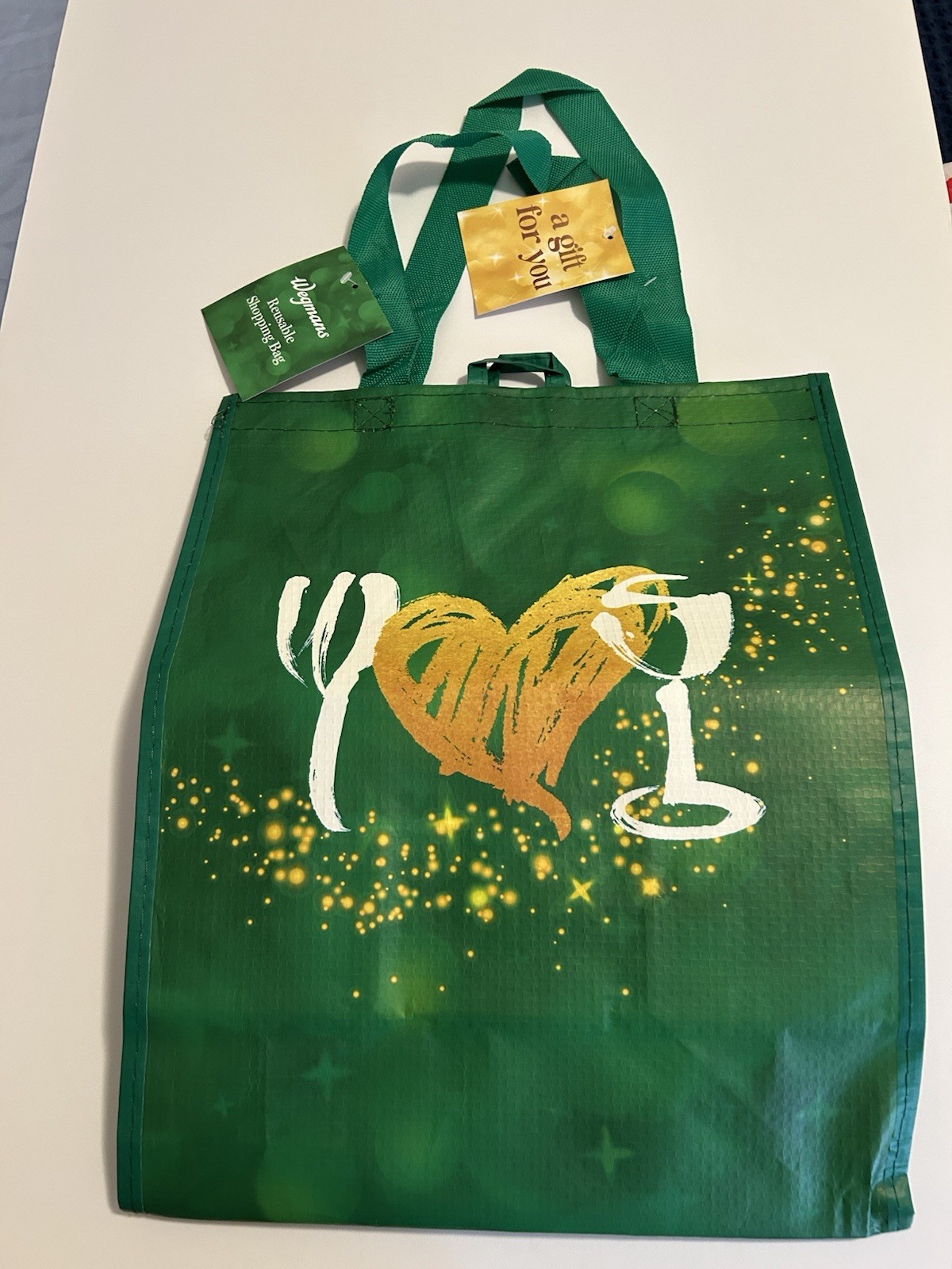 Wegmans CHOOSE LOVE VINYL #4 Grocery Shopping Bag Tote Eco Friendly – NEW
