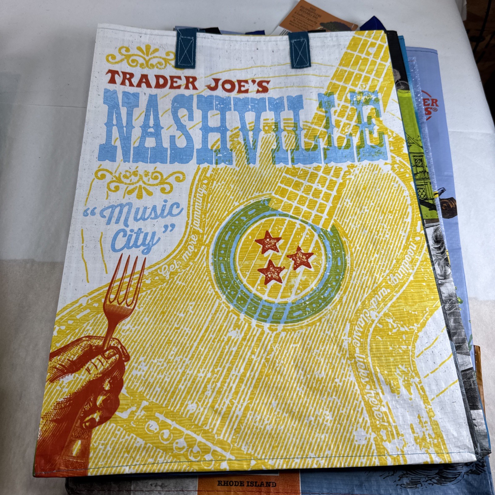 Trader Joe’s Reusable Regional Bags Lot (6) regions New