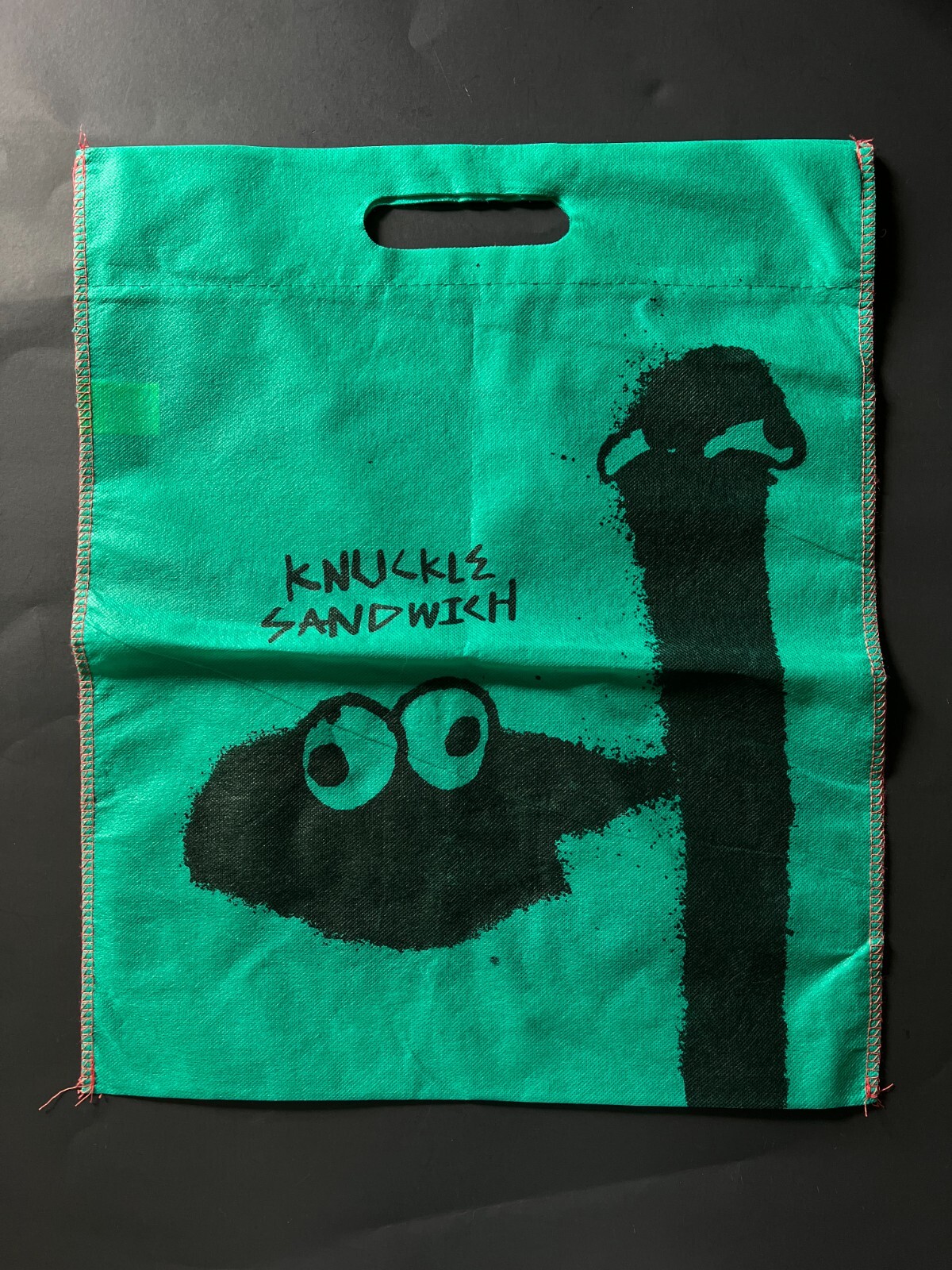 Urban Outfitters Reusable Eco Shopping Bag Lot of 4 Green Knuckle Sandwich
