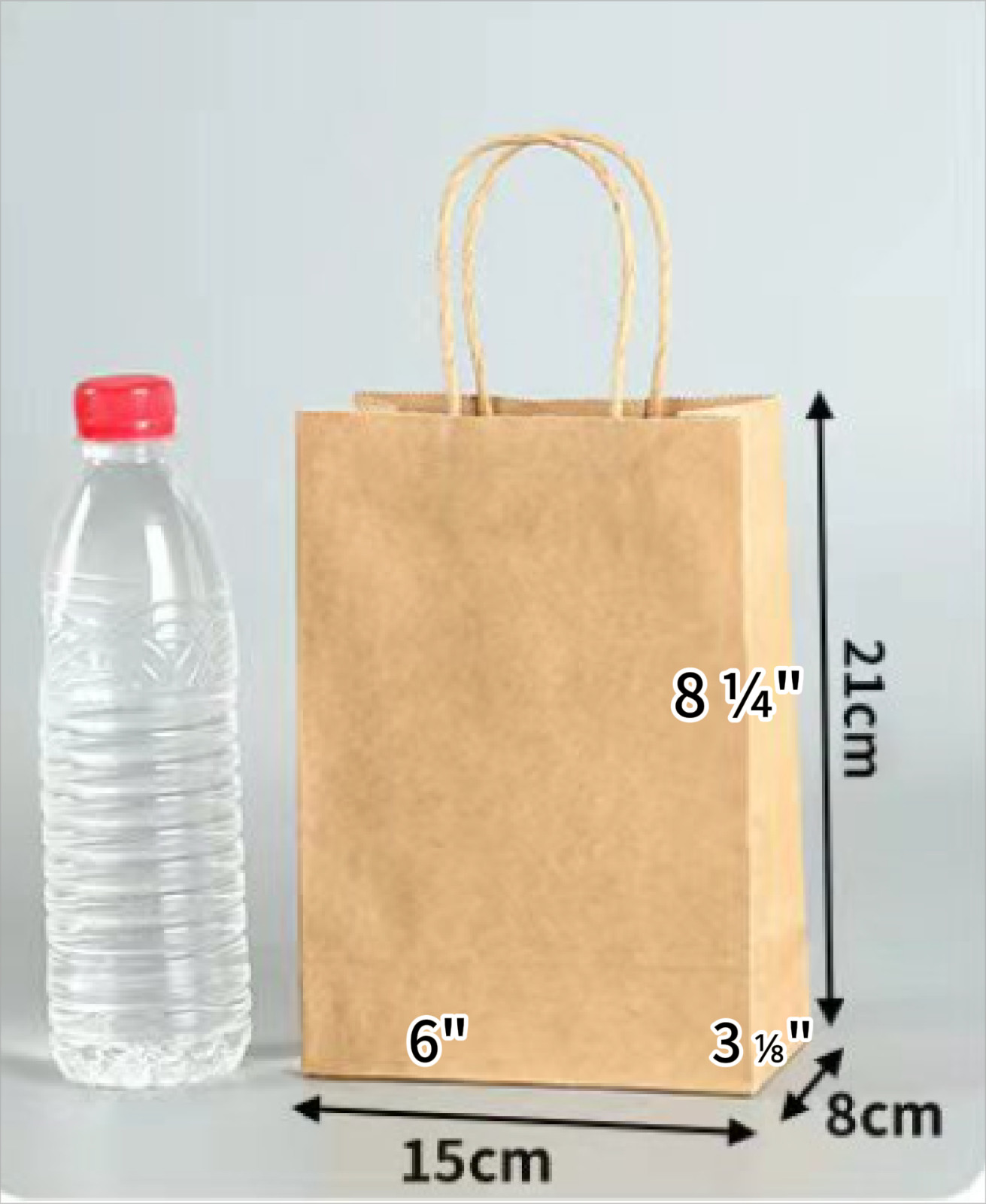 200pcs Bulk Kraft Paper Bags Wholesale, Custom Logo Printed Recyclable bags