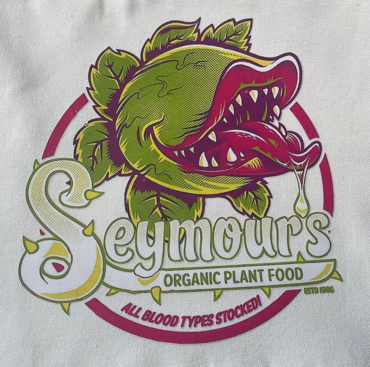 Little Shop of Horrors Audrey 2 – Canvas Tote Bag Double Handles Free Post