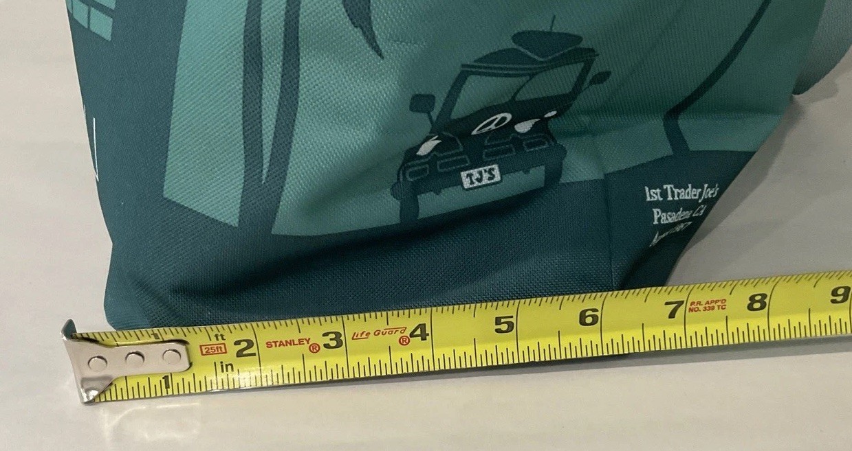 TRADER JOE’S Lg 8 Gal Reusable Insulated Shopping Bag Tote Cooler Green or Teal