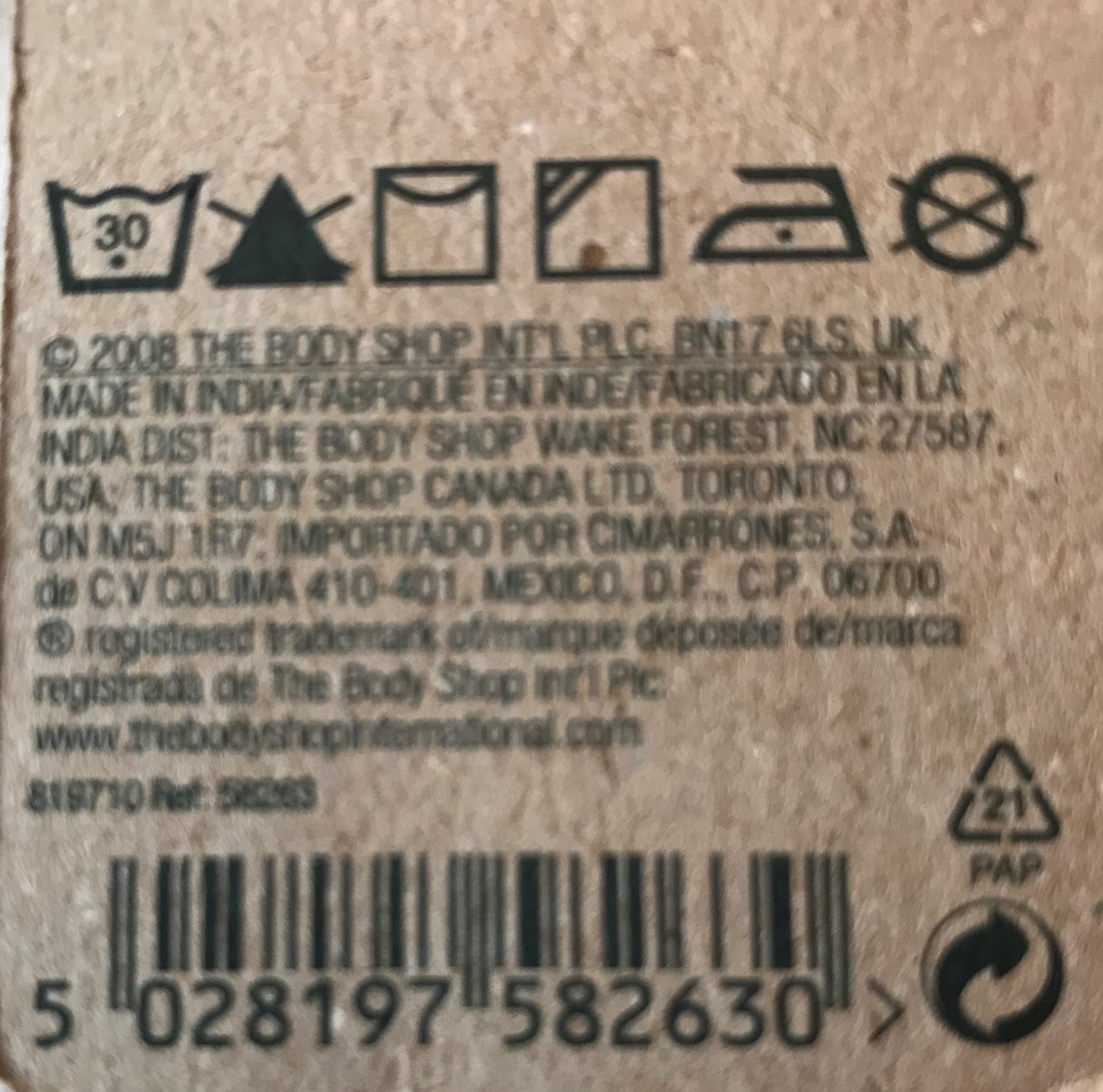 THE BODY SHOP GREEN IS A STATE OF MIND COTTON TOTE/ BAG/ PURSE, NEW W/TAG!