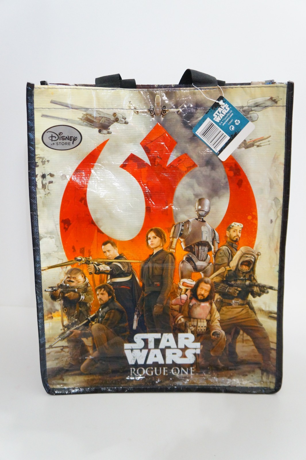 Disney Star Wars Reusable Tote Bag, Rogue One, Vintage Star Wars Characters NWT