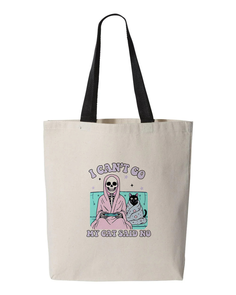 My Cat Said No – Canvas Tote Bag