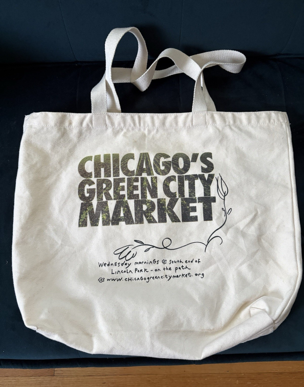 2004 Chicago’s Green City Market Canvas Reusable Tote