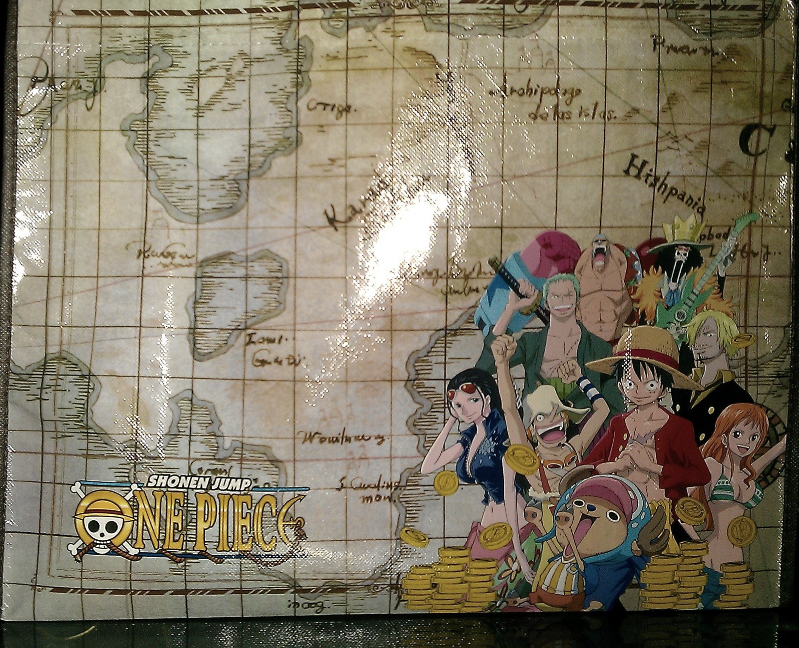 ONE PIECE PROMOTIONAL REUSABLE ECO SHOPPING BAG BY MARUKAI & TOEI ANIMATION