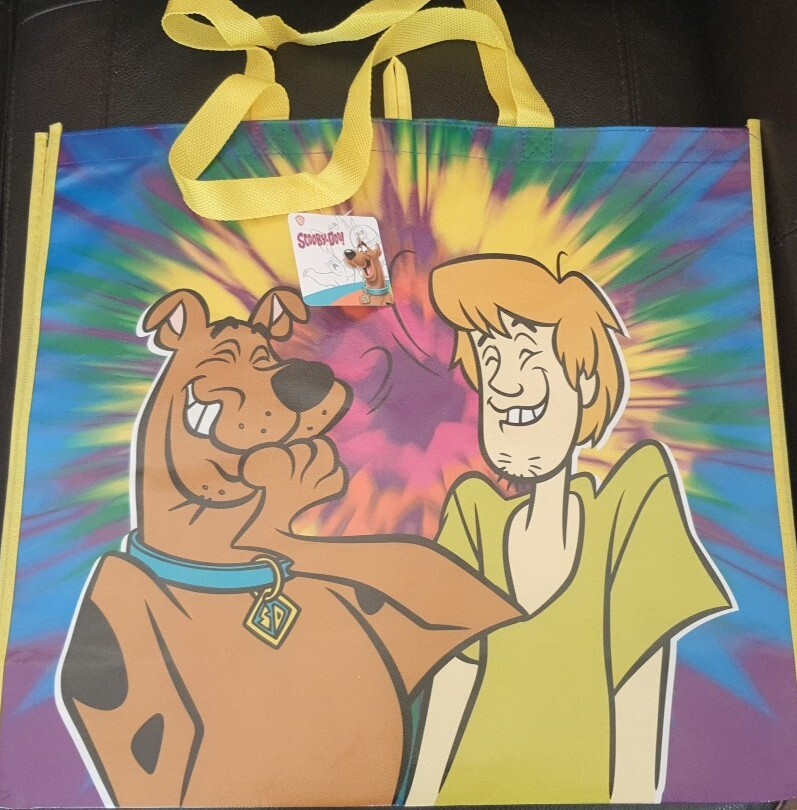 Scooby-Doo & Shaggy BFF “Zoinks! ” Reusable WB Tote Bag 19.5″x17.5″x7.25″ NWT