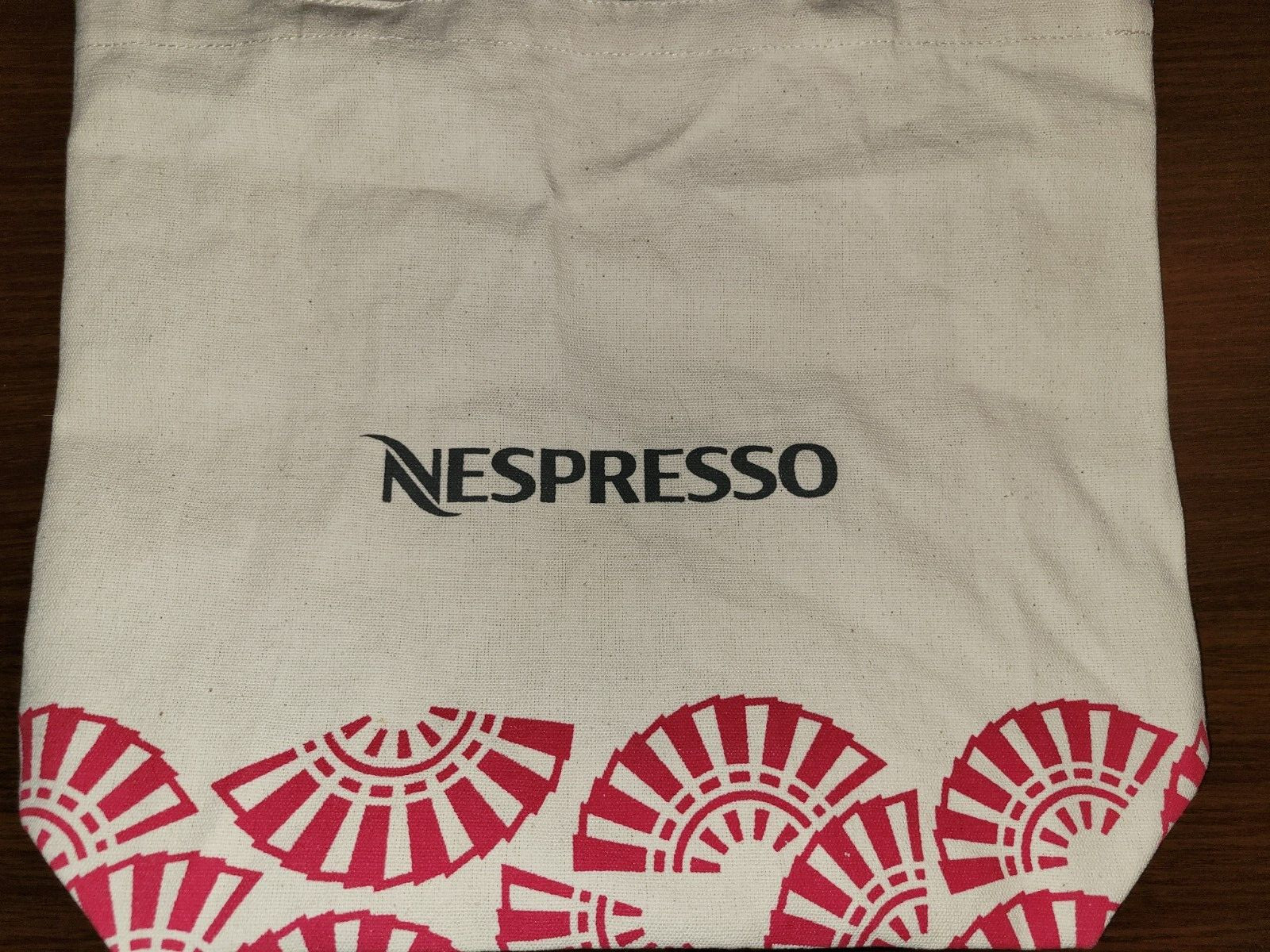 Nespresso Organic Cotton Canvas Tote Shopping Bag 12.5″ X 11″ X 5″