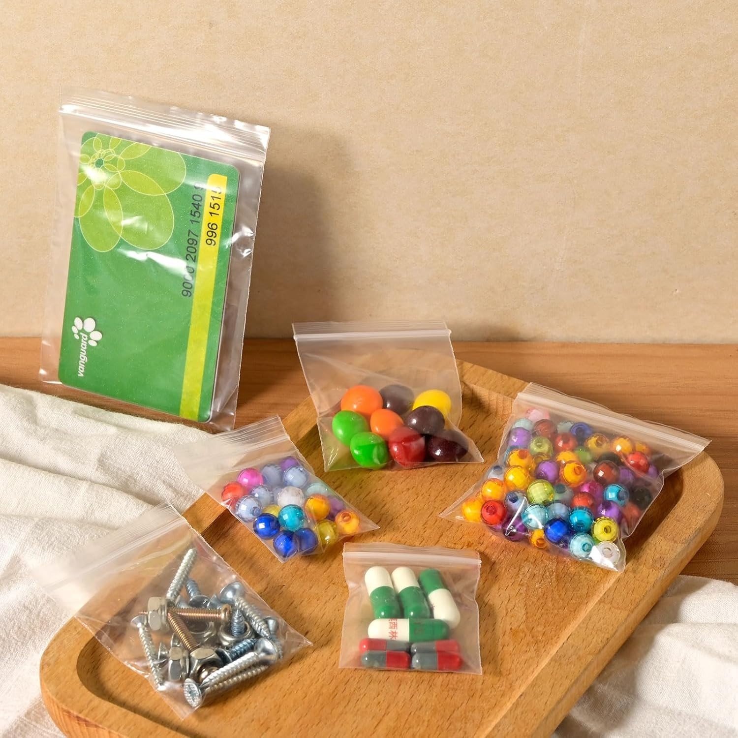Durable 2×3 Clear Resealable Mini Bags – Safe Storage for Jewelry & More