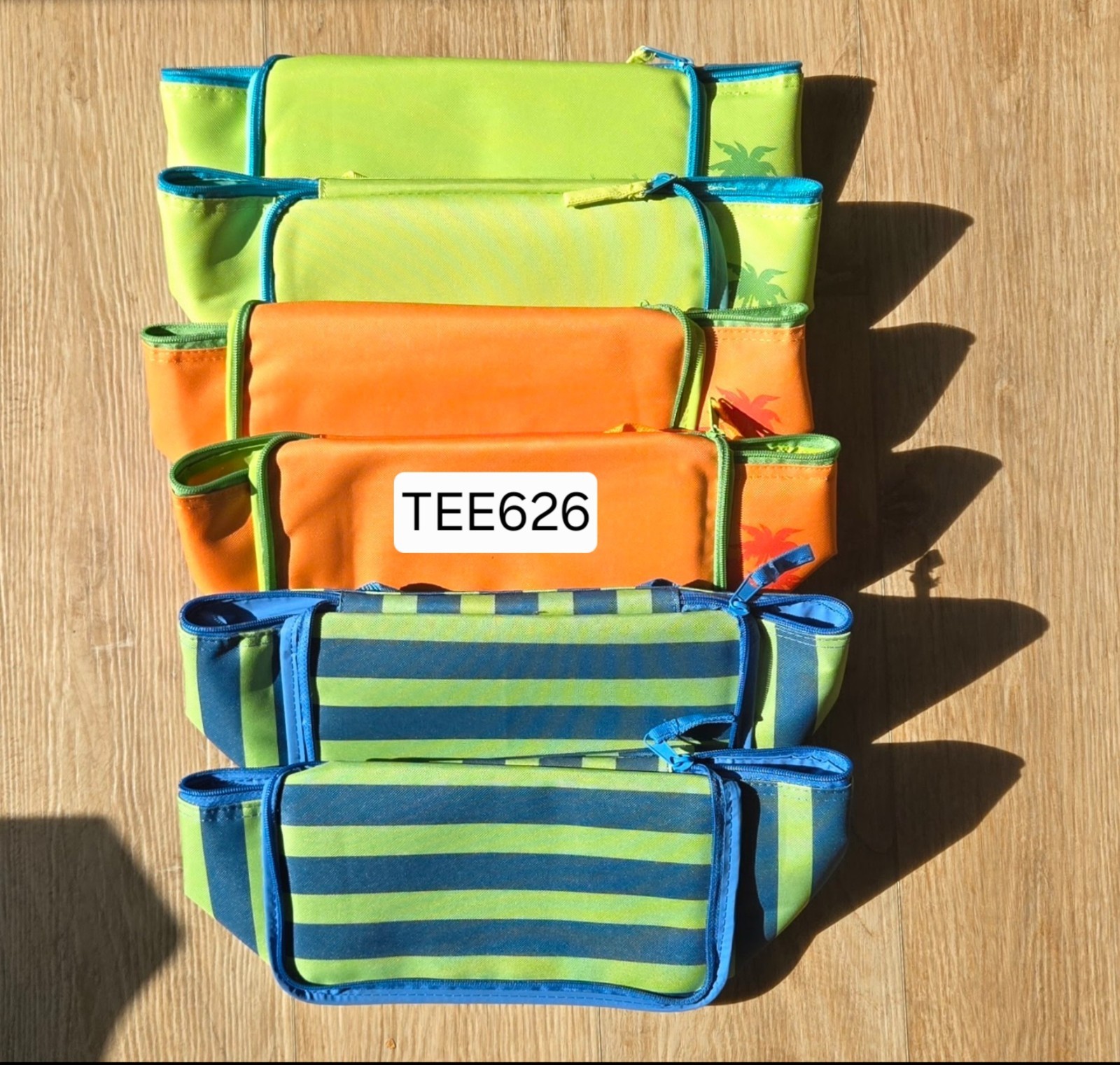 Trader Joe’s 2026 Striped Mini Tote 9 Pc Bundle FREE SHIPPING Canvas & Insulated