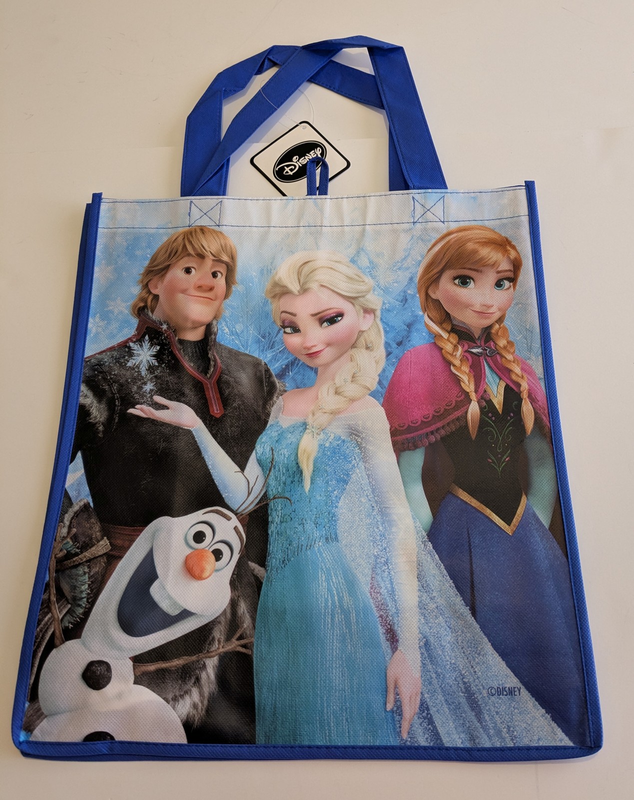 Frozen’s Elsa Anna Kristoff and Olaf Reusable Tote Bag