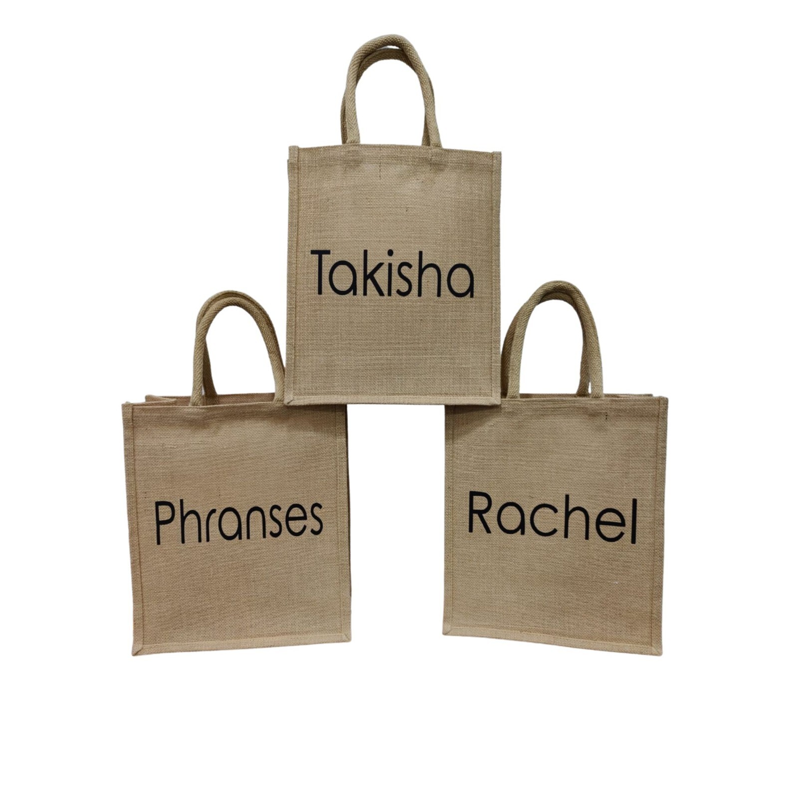 Spacious and Stylish Handmade Eco-Friendly Reuseable Jute Tote Shopping Bag