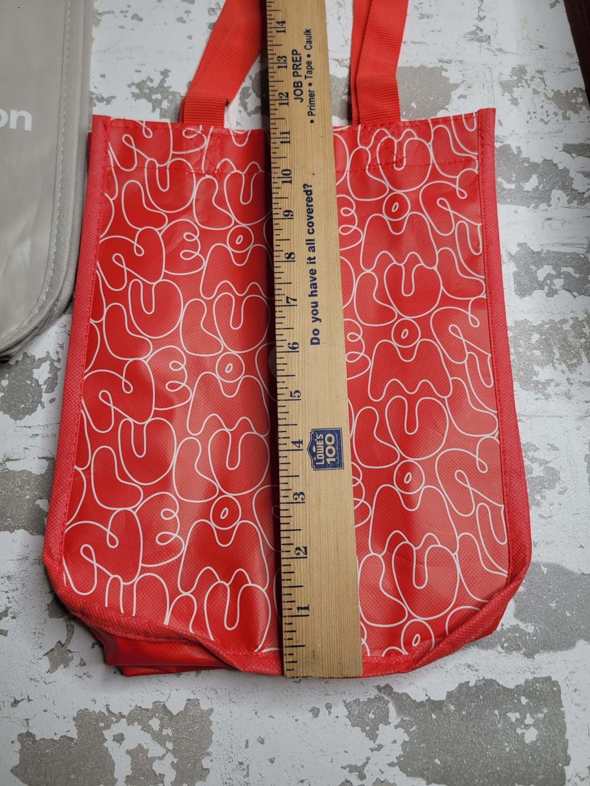 Lululemon Small Reusable Bags Set of 3 Red Tan Maroon