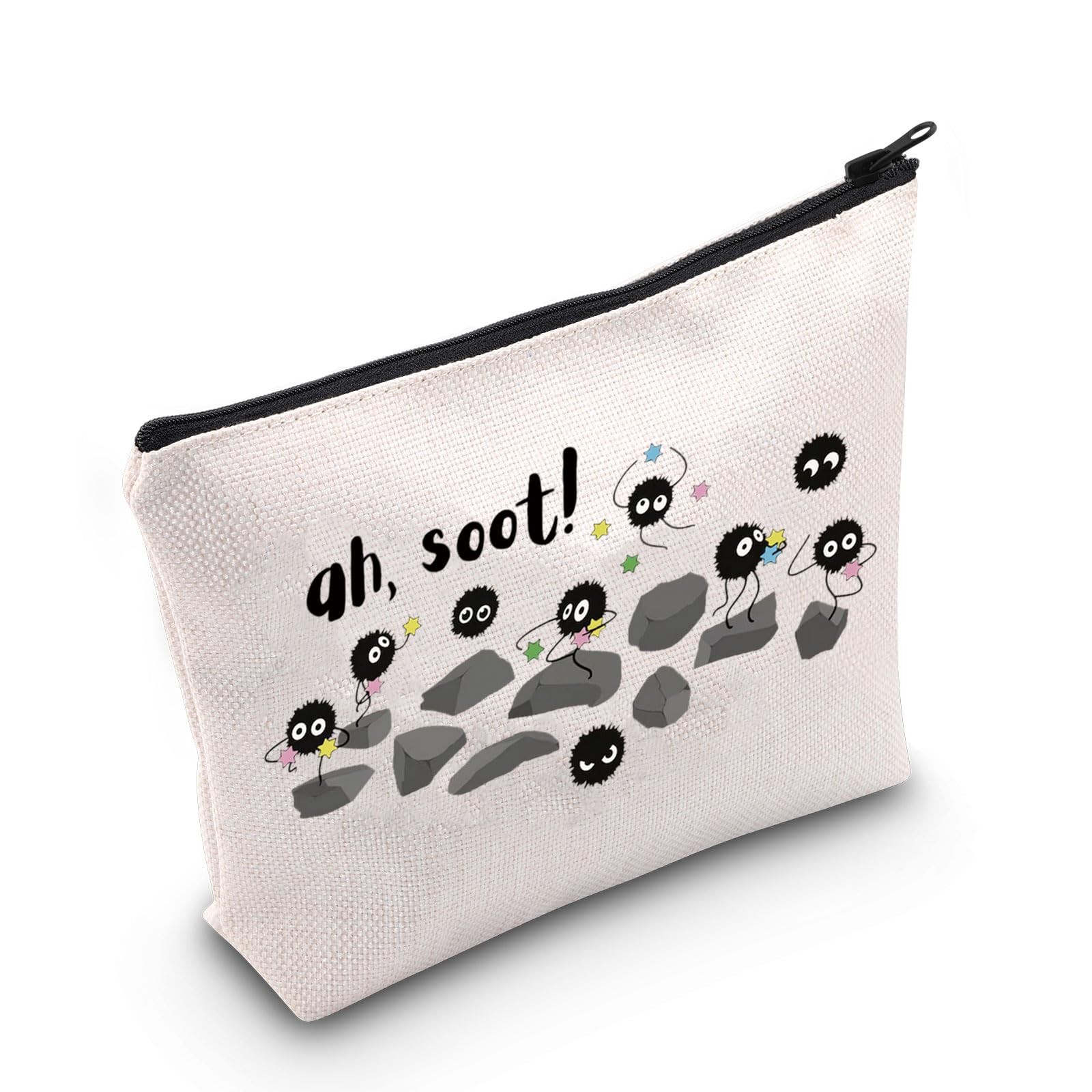 POFULL Anime Inspired Gift Lover Zipper Pouch Makeup Bag ah sot