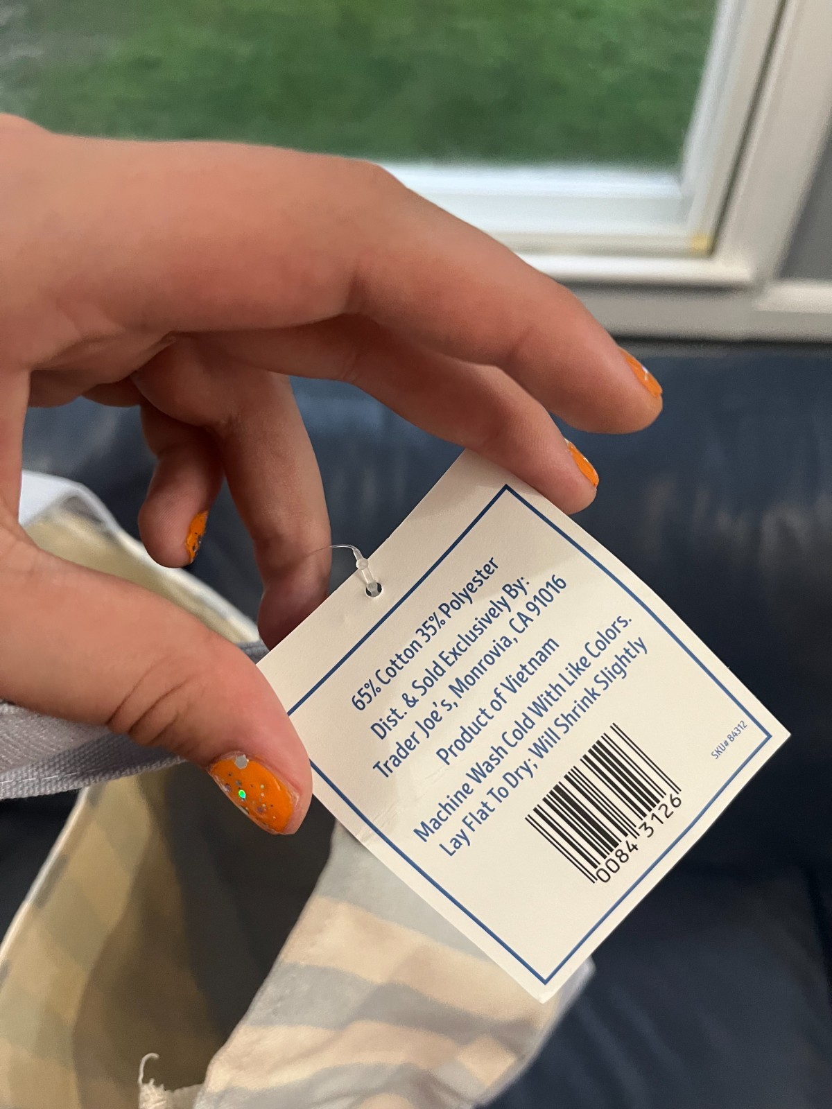 trader joe’s pastel striped mini tote bags 2 pack!!!! blue and green!!!