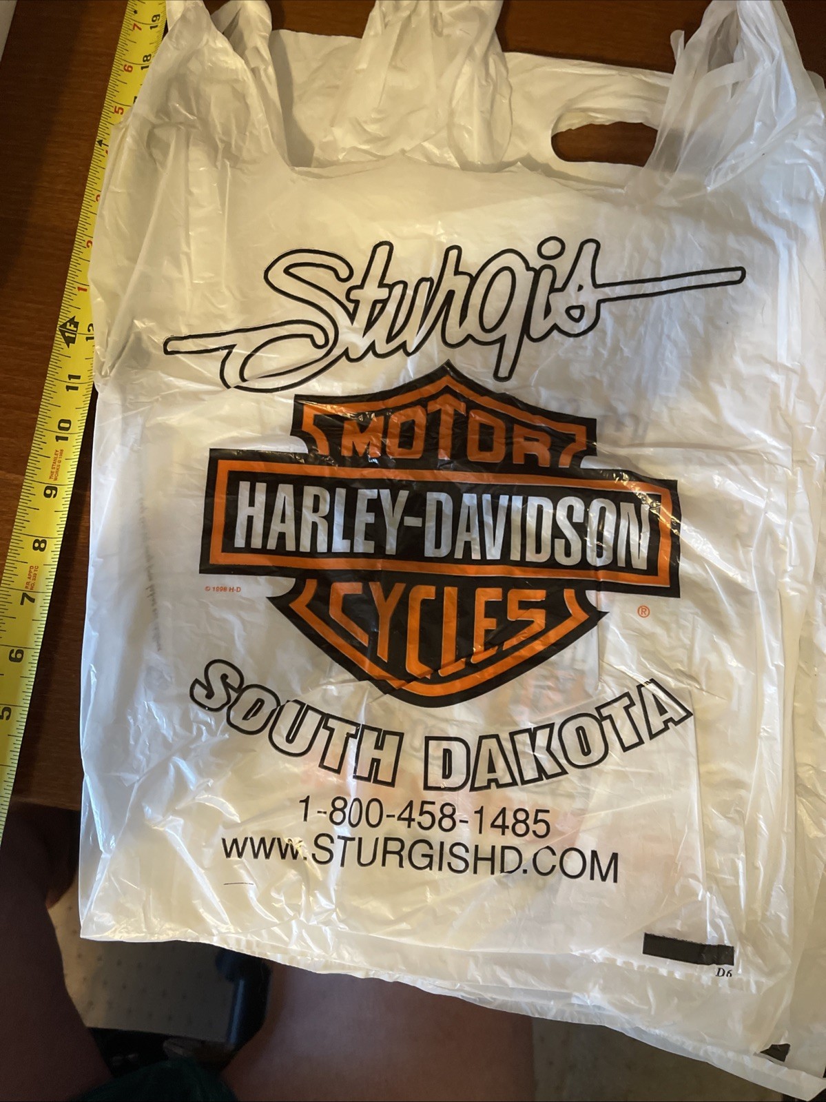 Lot Of 8 Genuine Harley Plastic Gift Shopping Bags Different Sizes