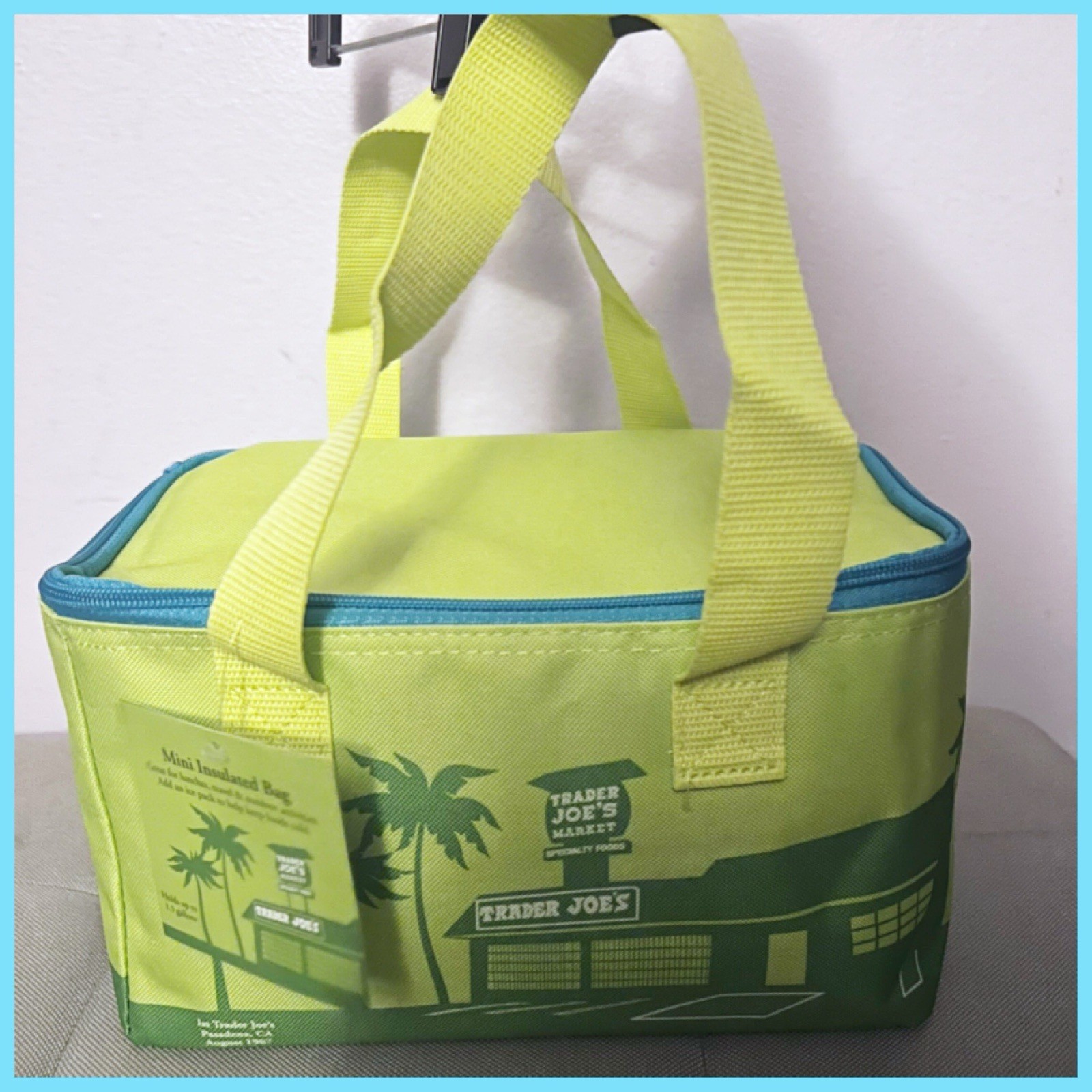 Trader Joe’s Summer 2026 Mini Insulated Bag Limited Edition 1.5 Gal Lime Green