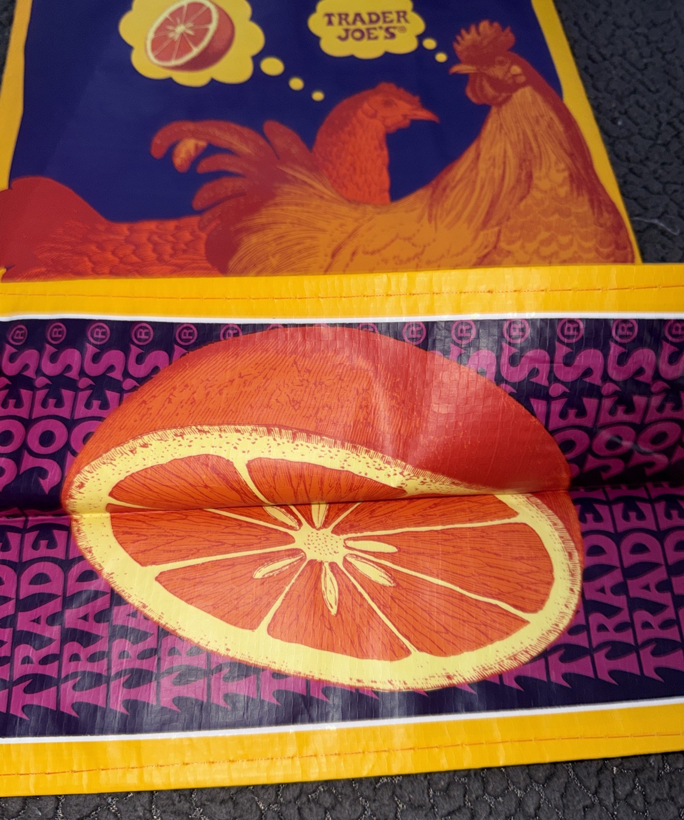 Trader Joe’s MANDARIN ORANGE CHICKEN Reusable Bag RARE Design NWT Mystery Bags