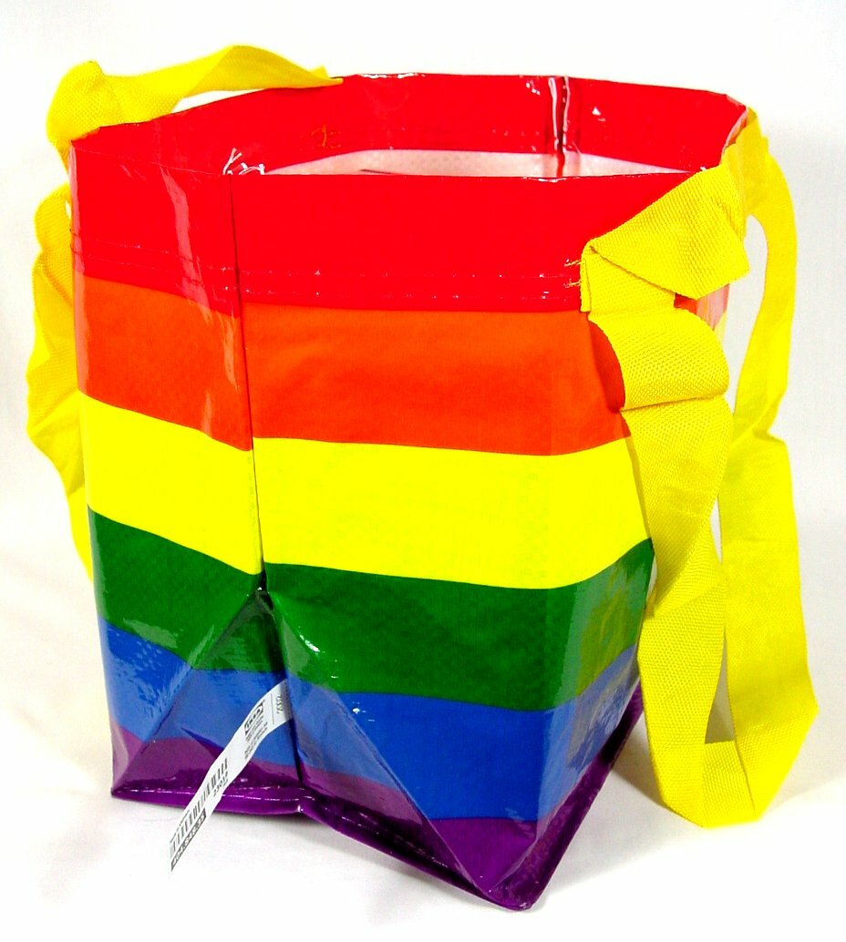 Ikea Storstomma Rainbow Bag SMALL Shopping Storage Gay Pride LGBT LGBTQ Ltd Ed