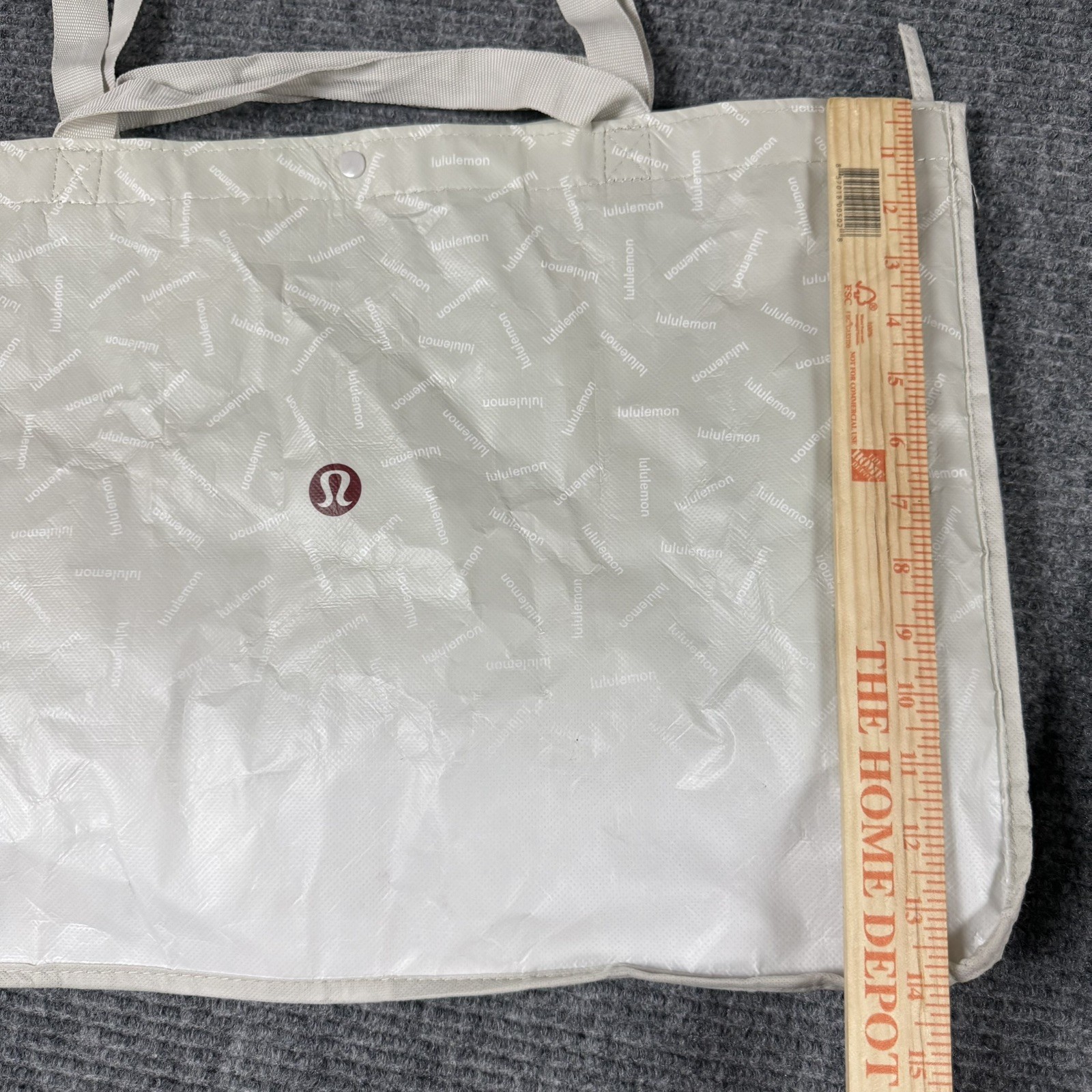 Lot Of 7 Lululemon Reusable Tote Shopping Bags Large And Small