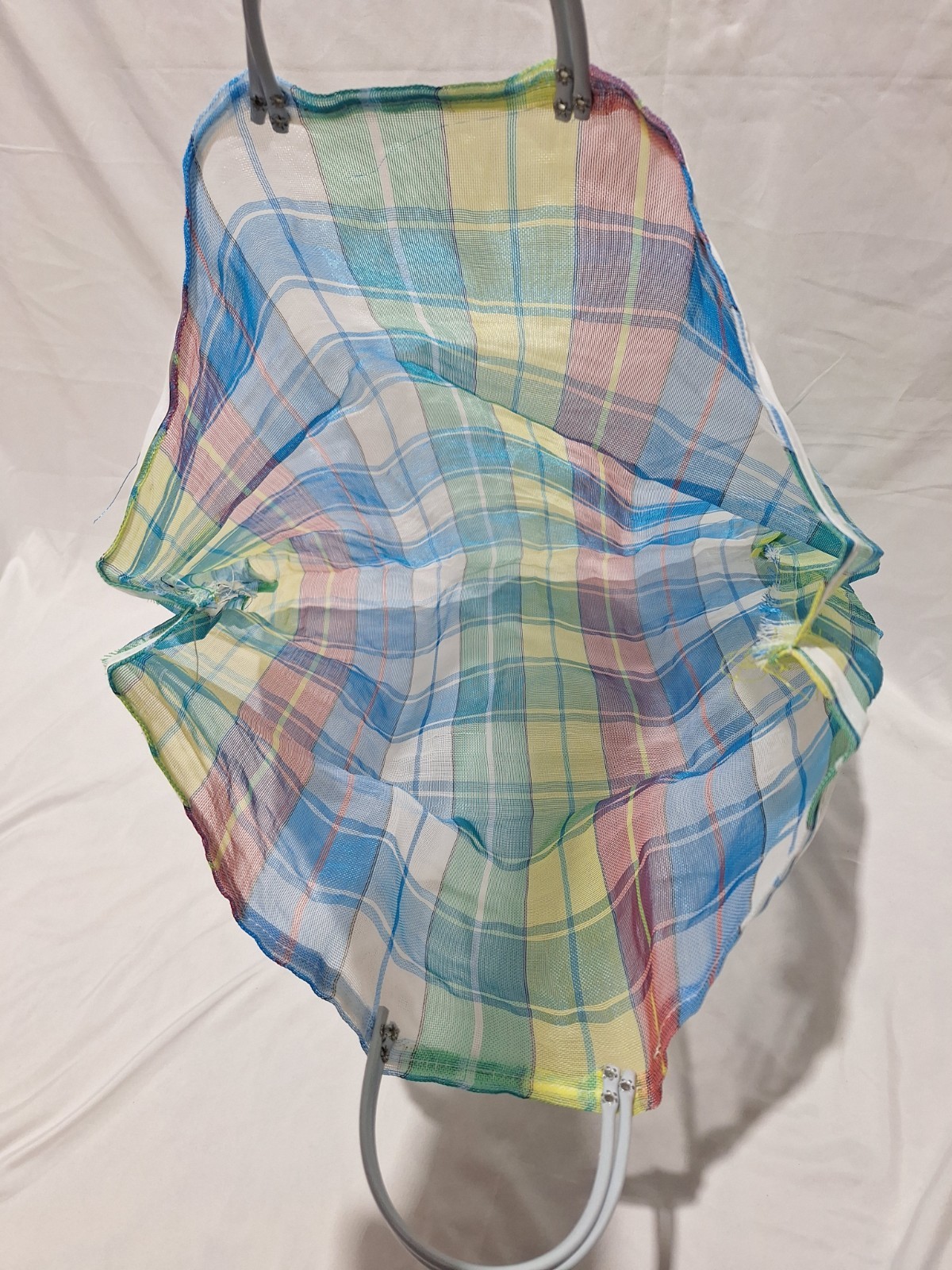 Vintage Mexican Mercado Mesh Beach Market Shopping Nylon Bag Reusable Large