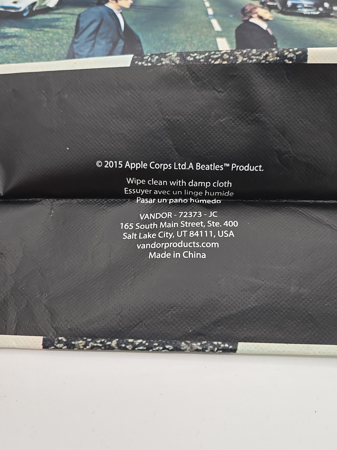 The Beatles Large Recycled Shopper Tote NEW Vandor 2015 Apple Corp