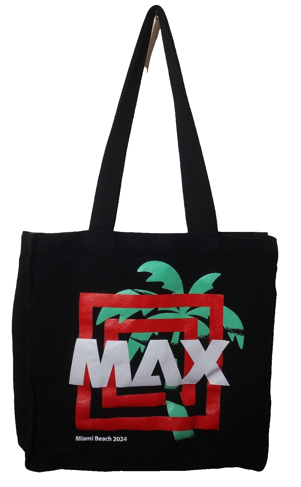 Adobe MAX Miami Beach 2024 Black Tote Bag