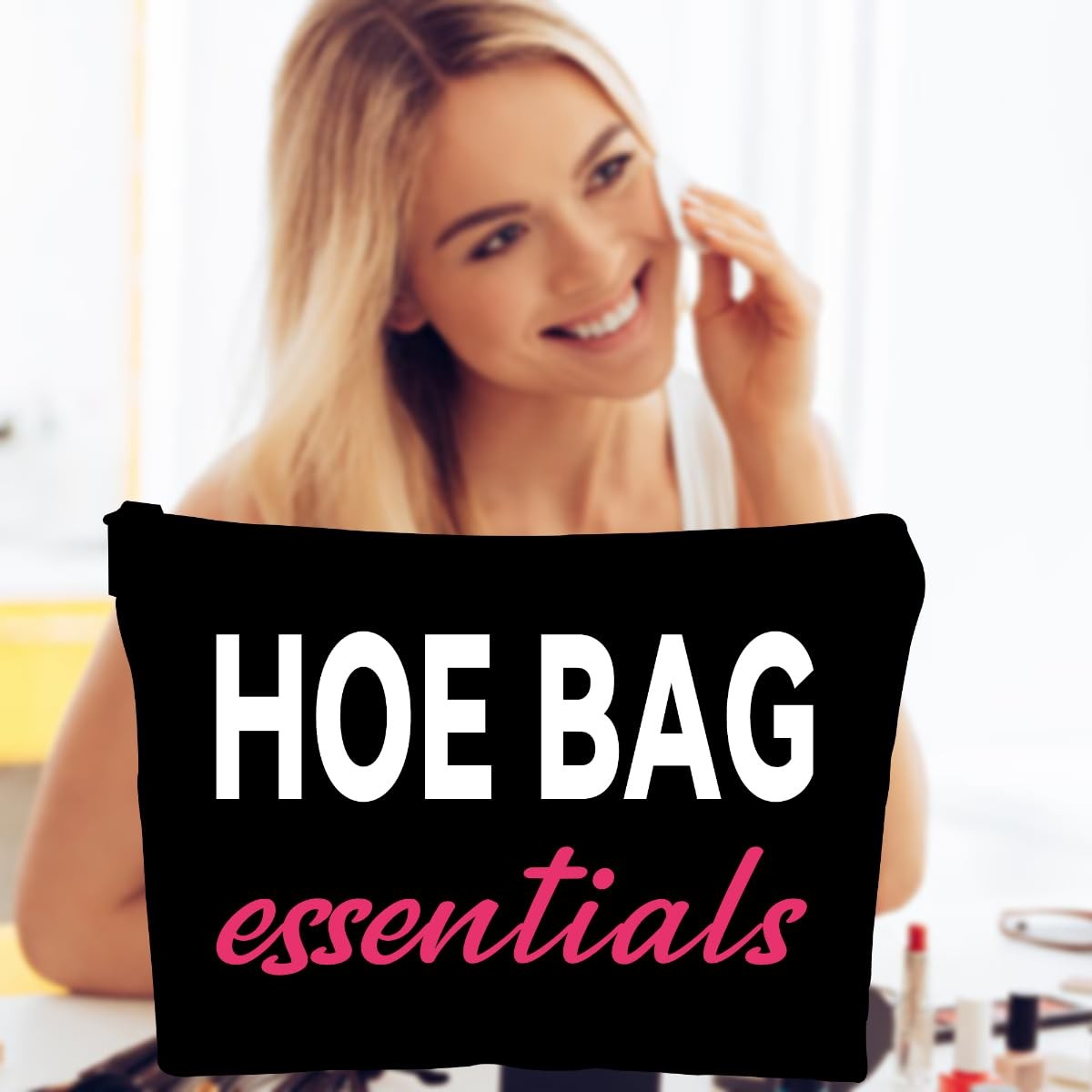 ZUYUROU 5 Pack Multi-color Funny Gag Gift for Women, Friends & 5 Hoe Bag