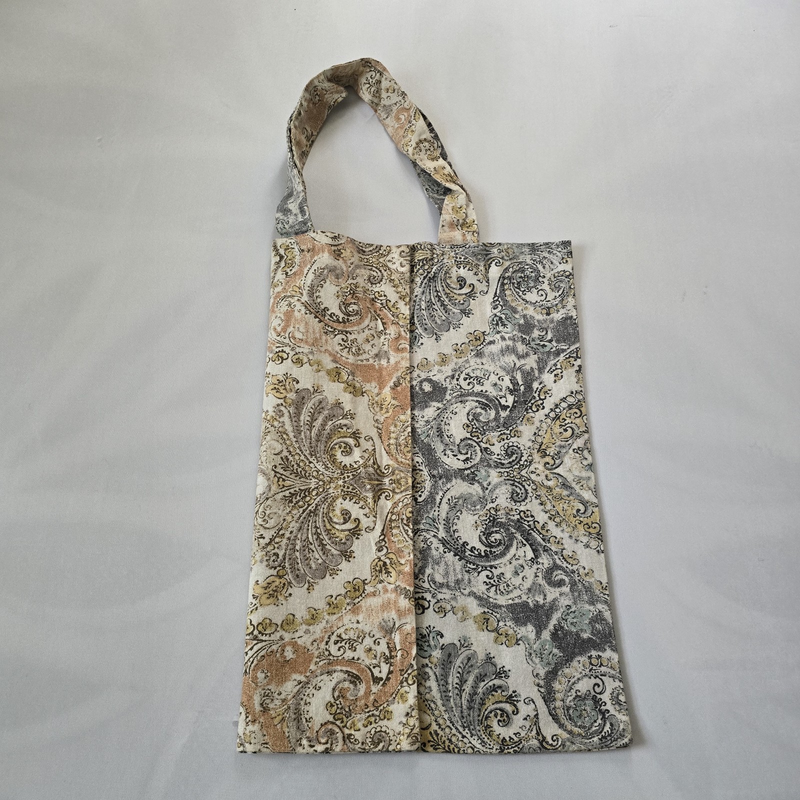 Paisley Pattern Foldable Fabric Reusable Bag Medium Multicolor Two-Piece