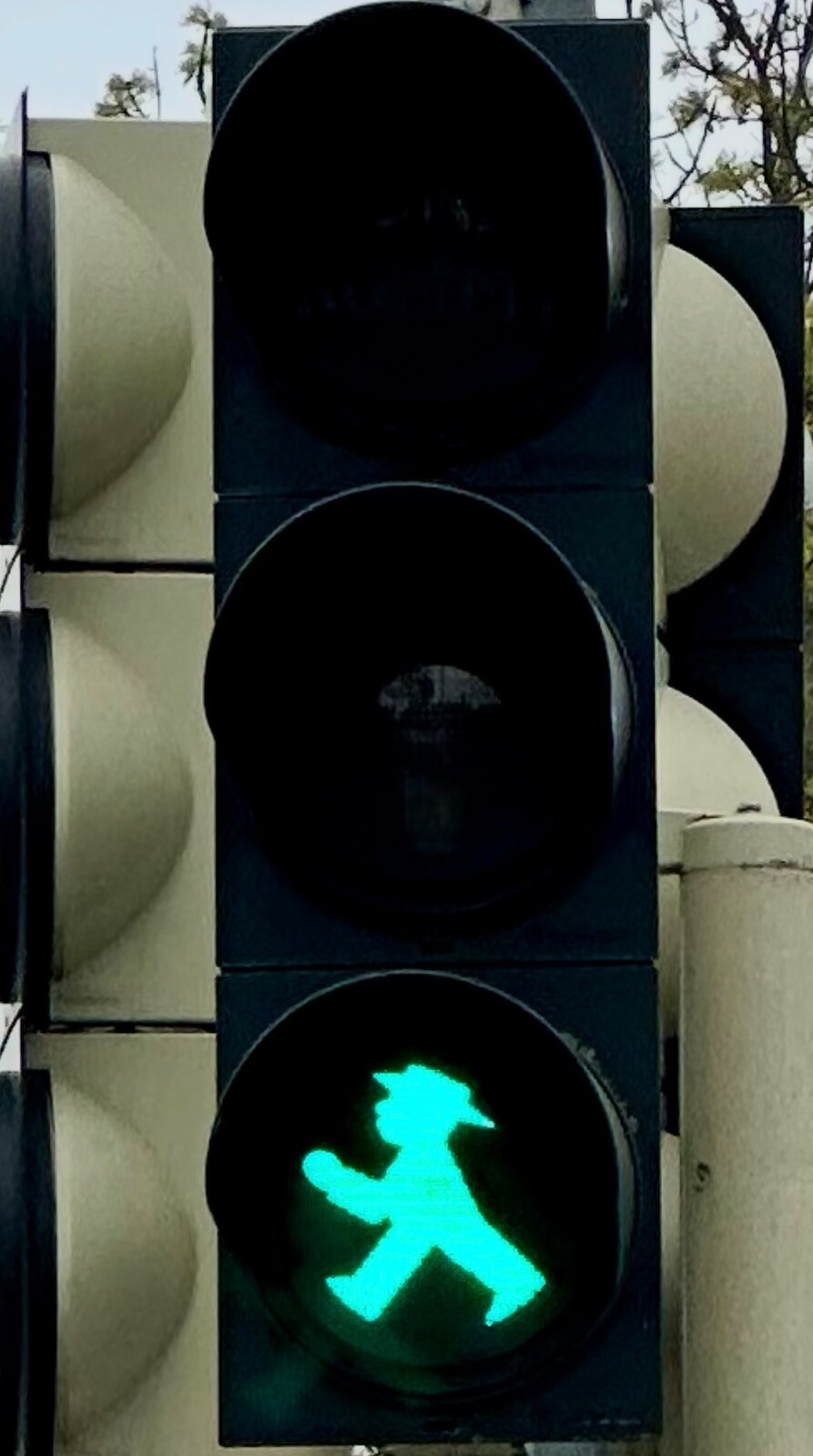 Berlin Ampelmann Tote Bag 💎 German Walk Pedestrian Crossing & Stop/Go ~LAST ONE