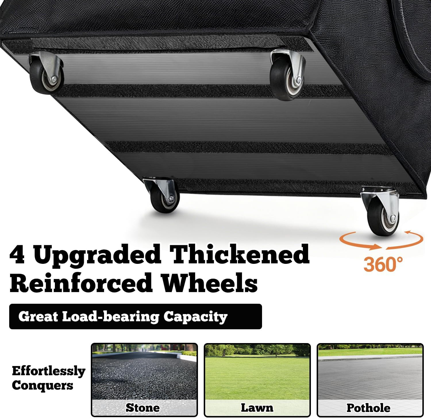 Large 130L Reusable Grocery Bag on Wheels – Lightweight & Durable Tote
