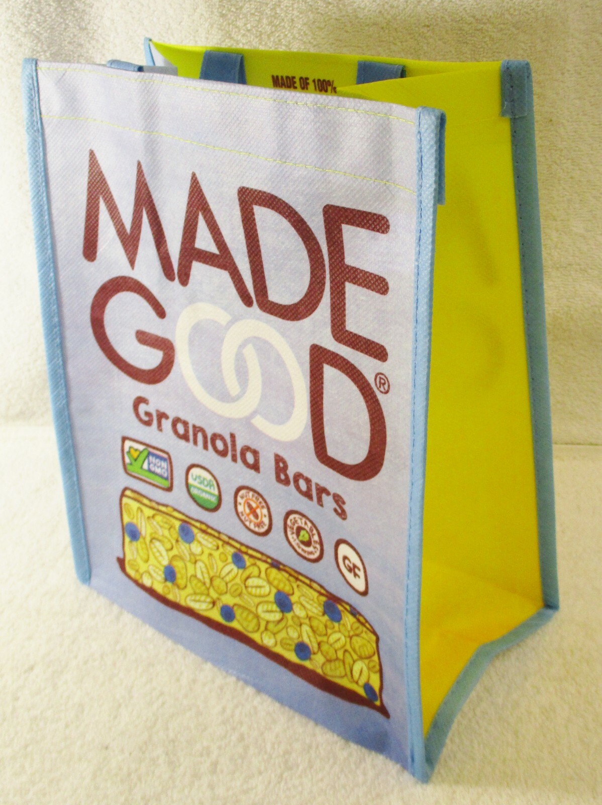 Lot of 12 Made Good Granola Tote Bags Made from Recycled Plastic