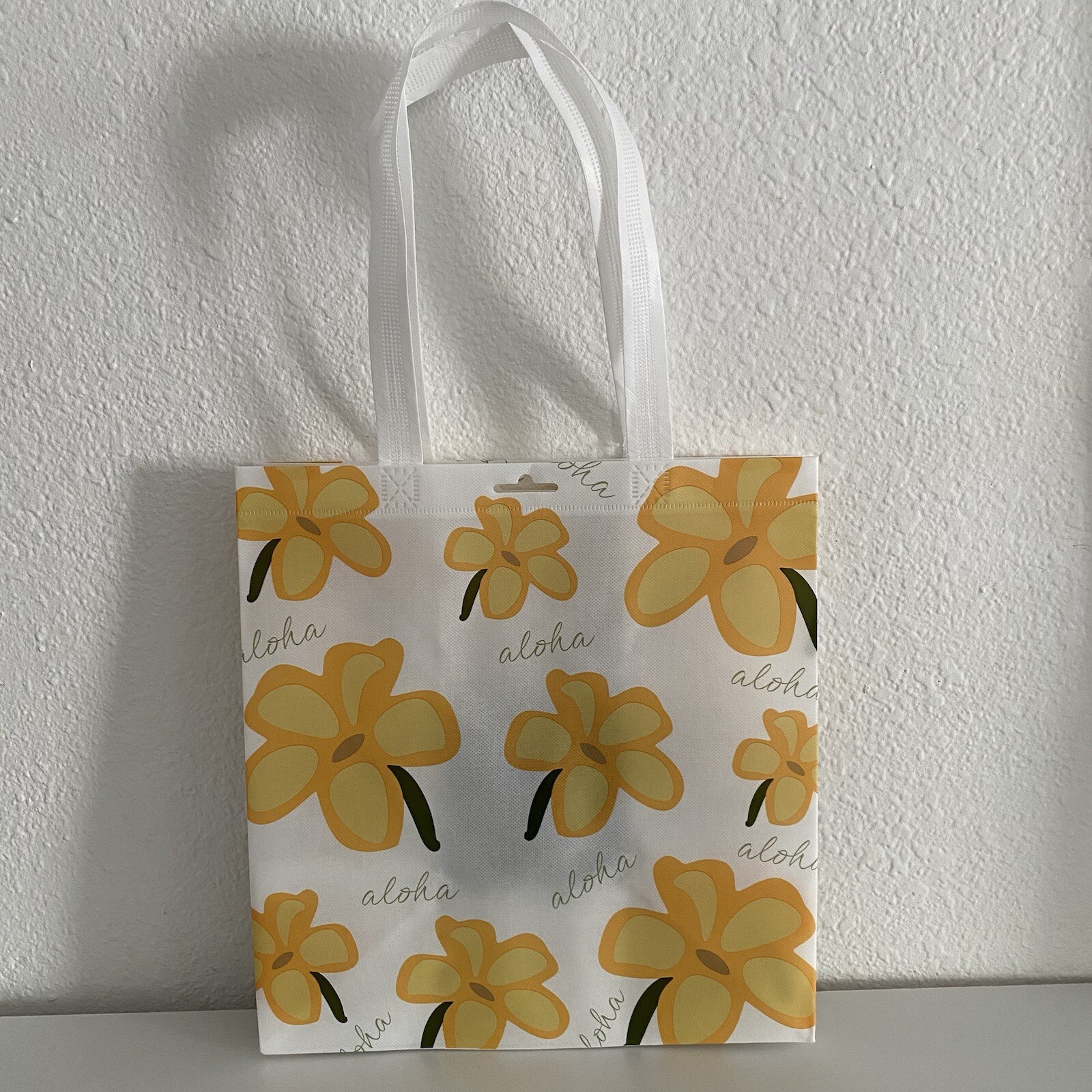 Hawaii Aloha 3 Non Woven Fabric Printed Reusable Shopping Grocery Gift Bags NEW