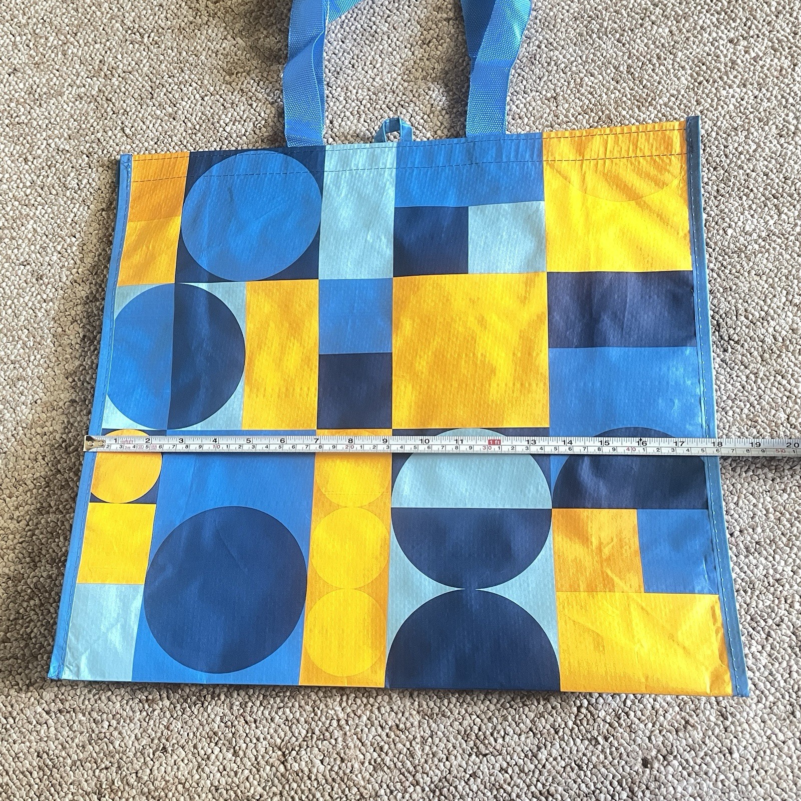 2 Pcs Walmart Large Reusable Shopping Bag Recycle Groceries Bag