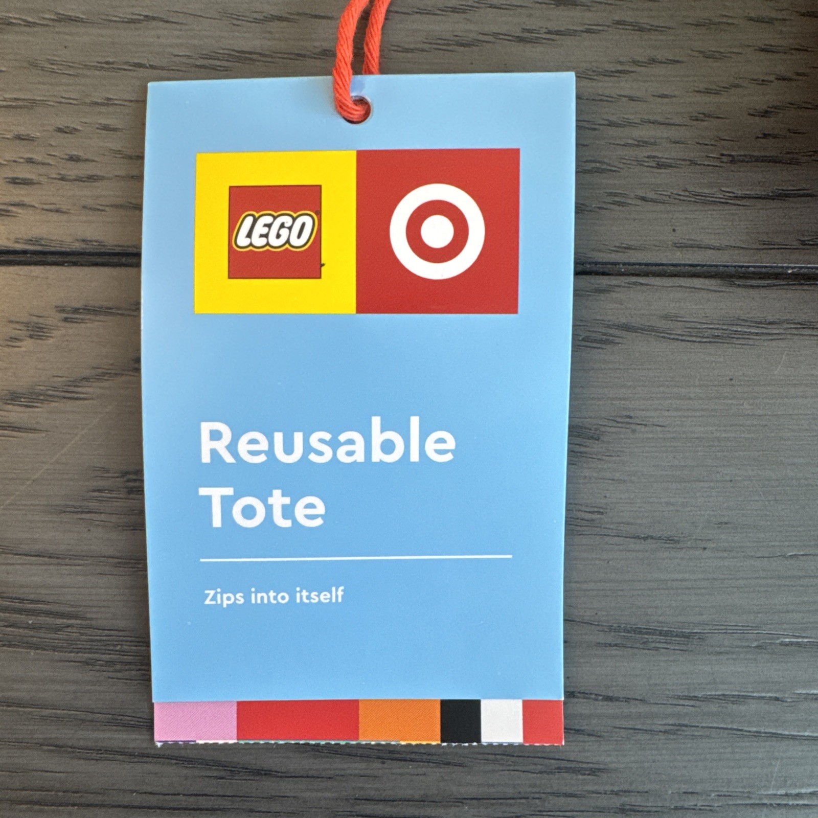 Lego Logo Reusable Tote Bag Multicolor Limited Edition