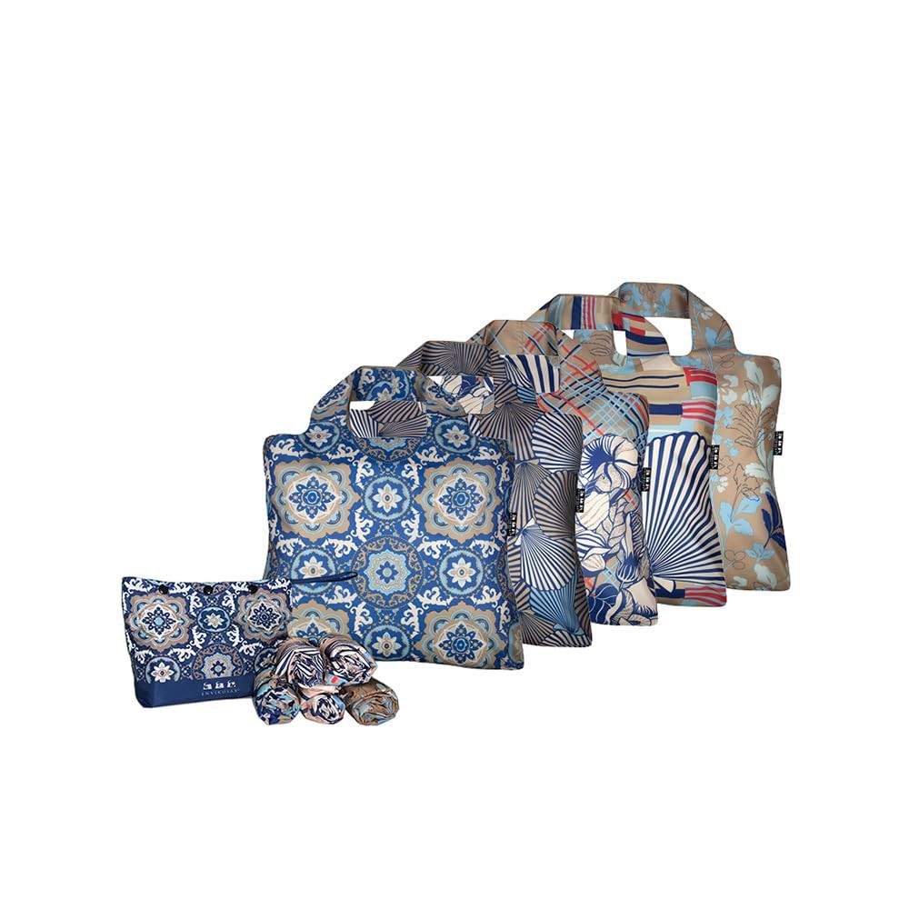 Reusable Grocery Bag, Set of 5 Eco-friendly Shopping Tote Bag, ML.P Mallorca …