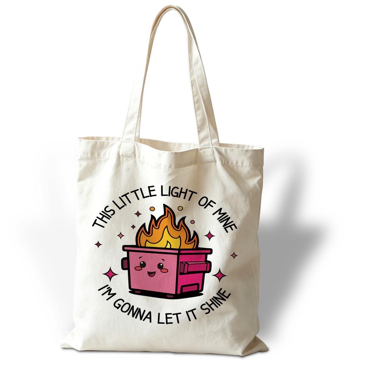 Canvas Tote Bag for Women, I’m Gonna Let It Shine Shoulder Bags, Inspirationa…