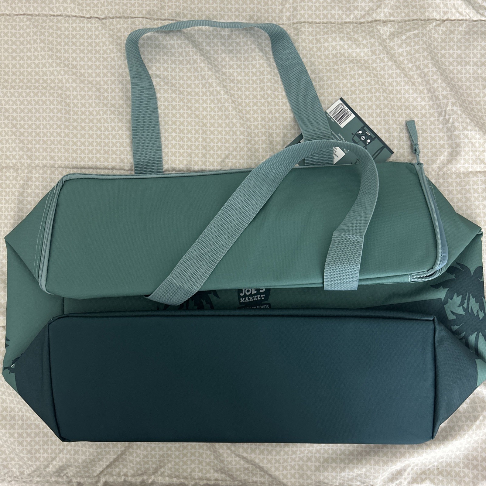Trader Joe’s Teal Limited Edition Reusable Insulated Shopping Eco Bag 8 Gal NWT