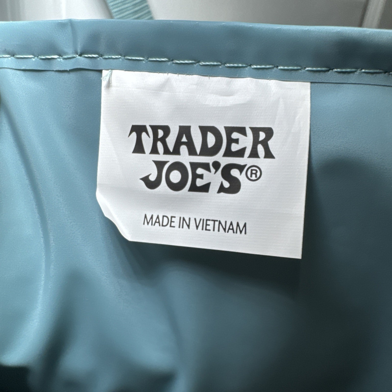 Trader Joe’s 8 Gallons Reusable Bag Cooler Large Insulated Tote Dusty Blue NWT