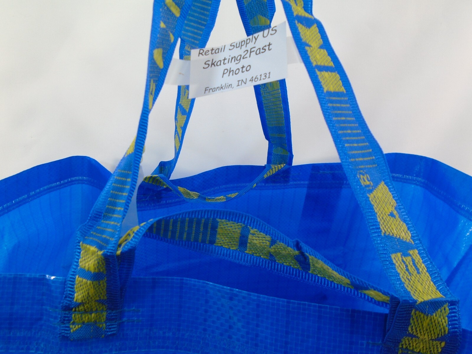 IKEA Blue Frakta 10 Gal. Bag Medium Tote Reusable ECO Grocery Laundry Storage