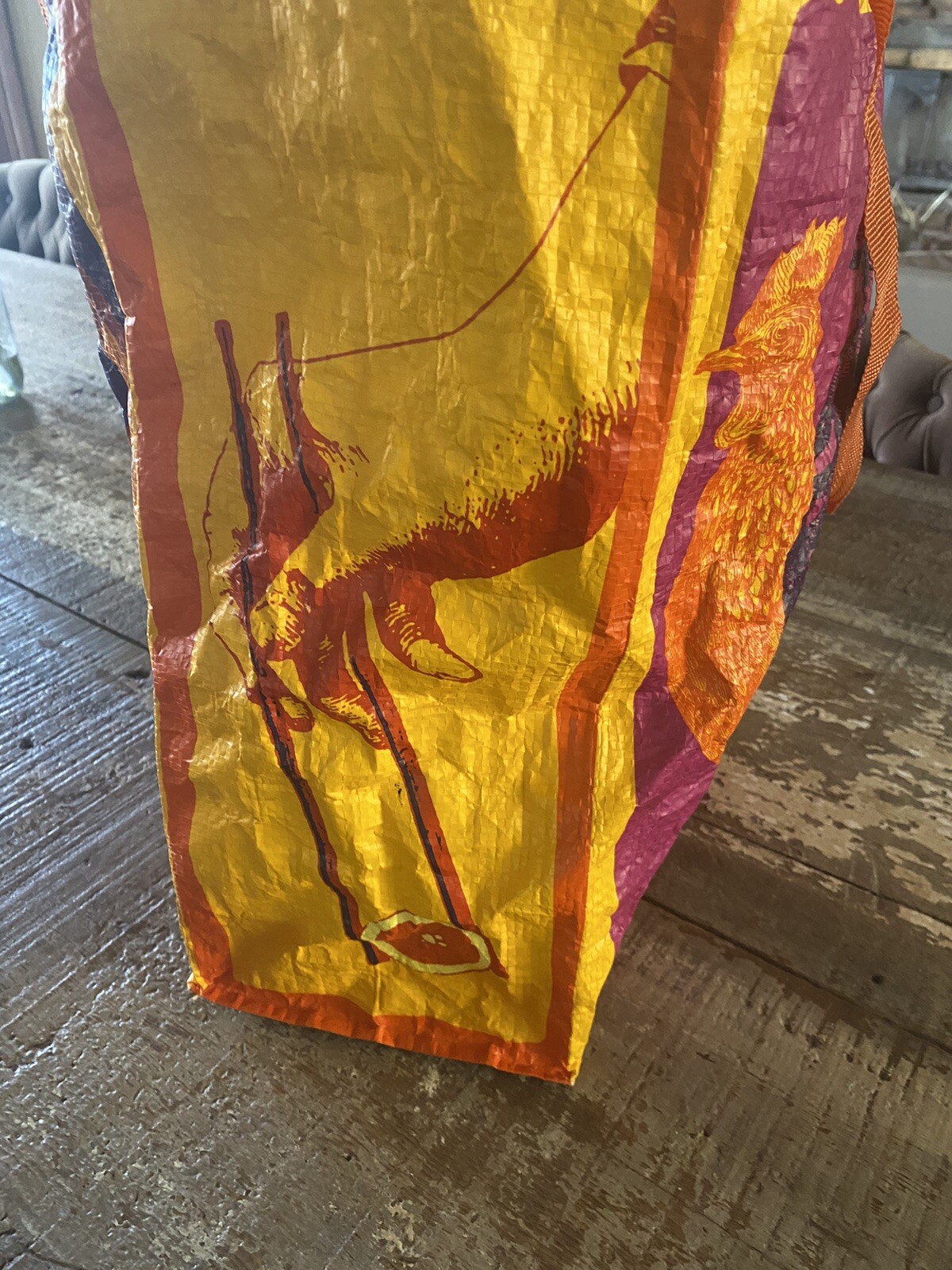 Trader Joe’s RARE Orange Chicken Shopping Grocery Bag Euc Collector New Free
