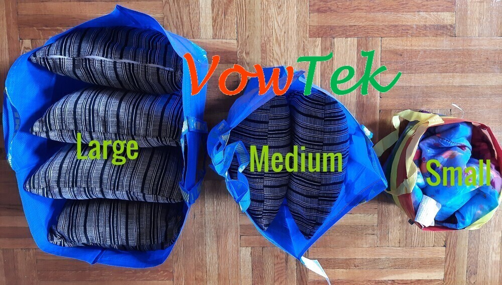 One IKEA Medium ECO Friendly FRAKTA Tote for grocery shopping laundry storage