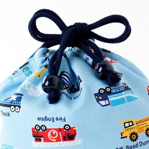 COLORFUL CANDY STYLE Small Drawstring Bags (Set of 2) with Different Patterns