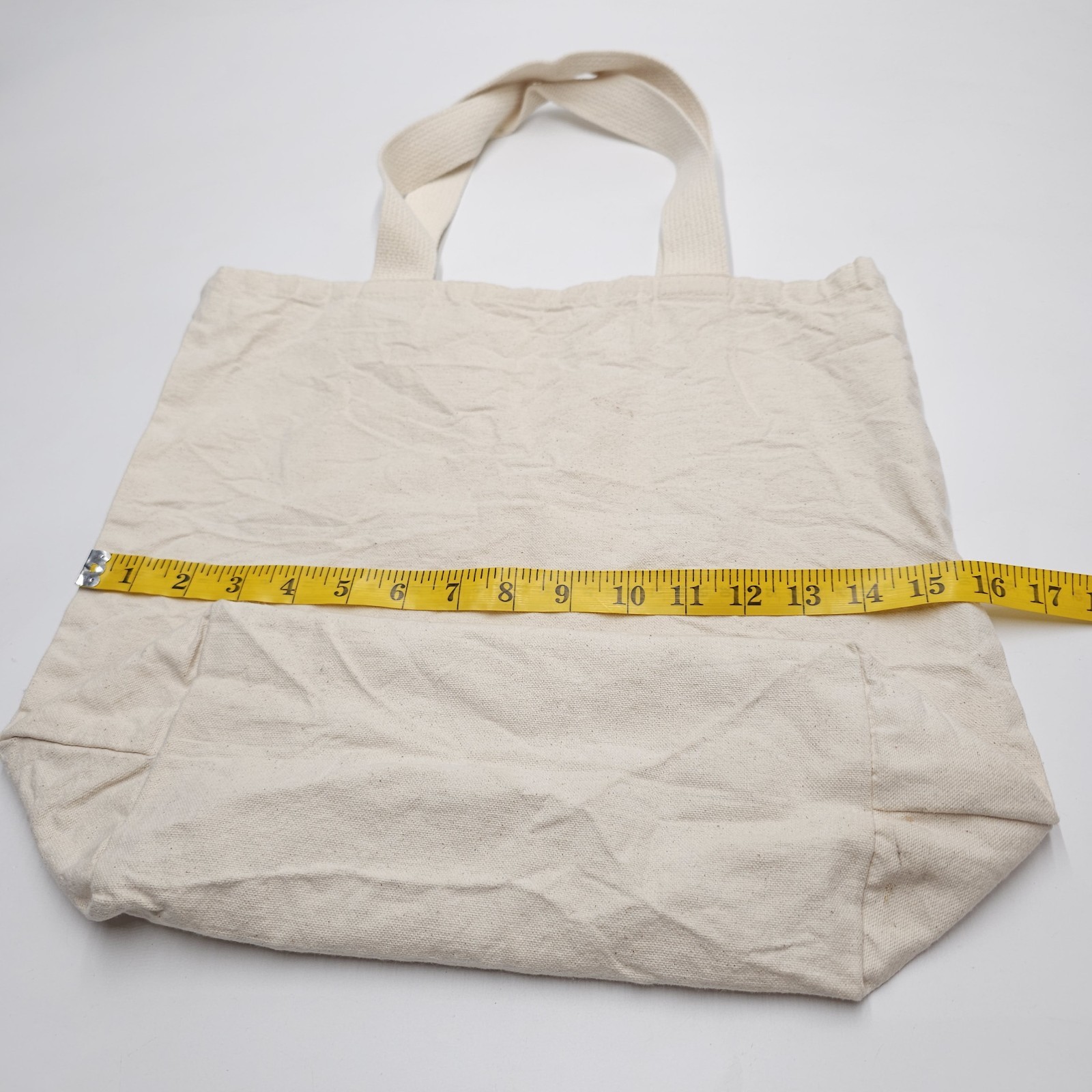 Vintage Tote Yay For Today! Cotton Shopping Bag Made In USA Teacher