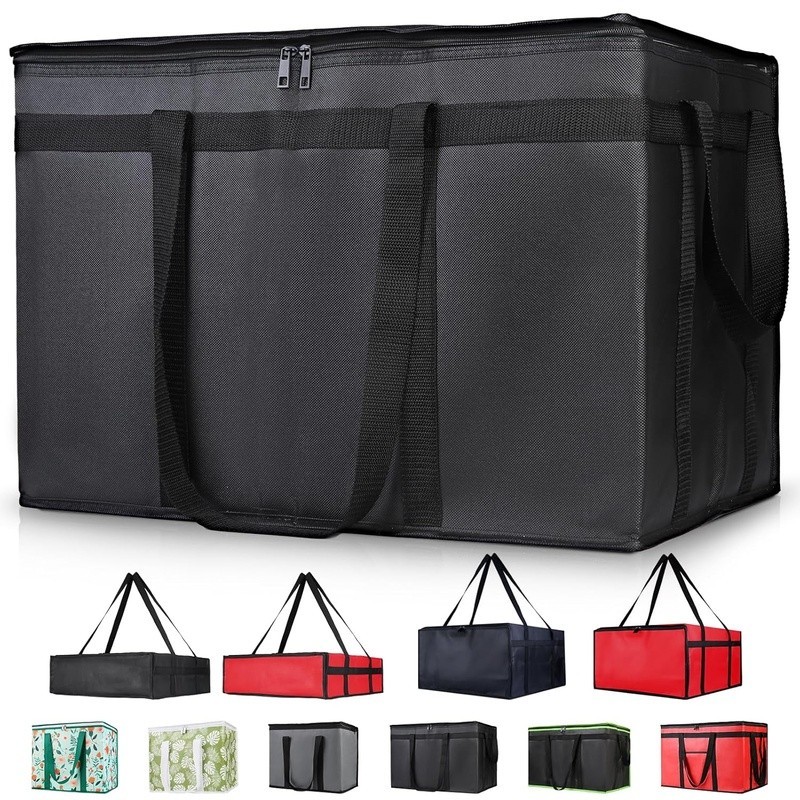 Large Insulated Grocery Tote Bag Multi-Purpose Food Storage Cooler Reusable New