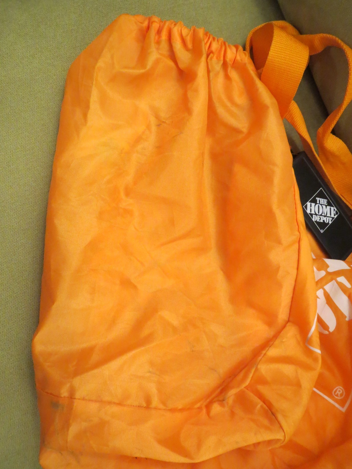 Home Depot Carryalls Heavy Duty Reusable Bag, Attach to Shopping Cart, SEE NOTES