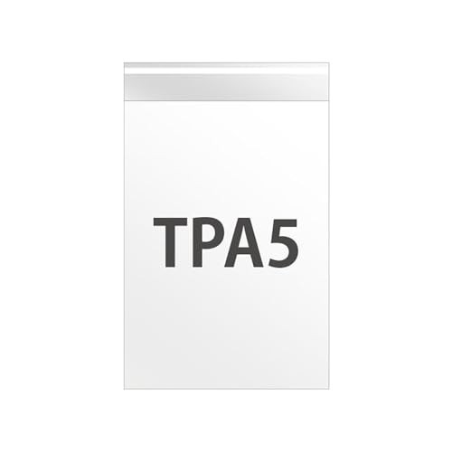 HEADS TPA5 Made in Japan Tape-Backed OPP Bags 16cm x 22.5cm + 3cm Tape